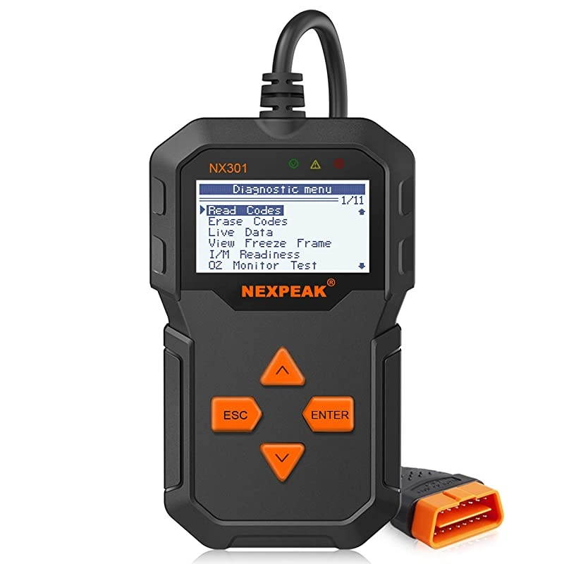 Obd2 Scanner NX301 Code Reader Portable Car Diagnostic Scanner Engine False Code Scan Tool for Most Vehicles Since 1996