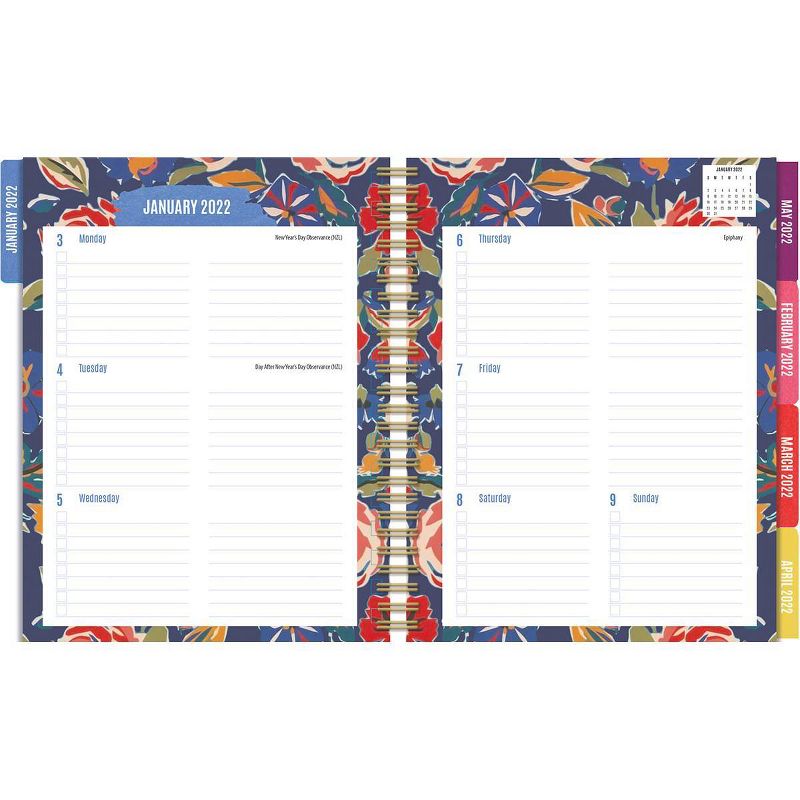 2021-22 17 Month Agenda Planner 9.5" x 11" Collier Campbell - Wells St. by Lang