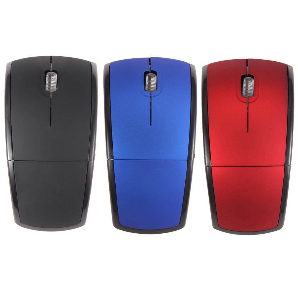 Foldable 2.4GHz Wireless Mouse mouse for the PC computer mouse Foldable Folding Mouse/Mice + USB 2.0 Receiver for PC Laptop