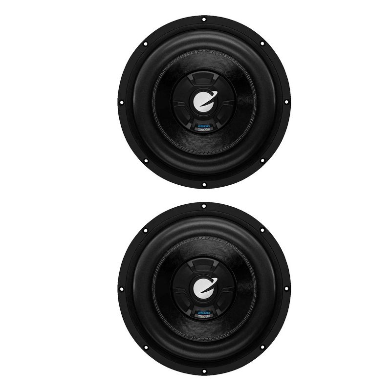 Planet Audio BBD12B 12 Inch 2500 Watts Max Dual Voice Coil 4 Ohm Car Audio Subwoofer (2 Pack)