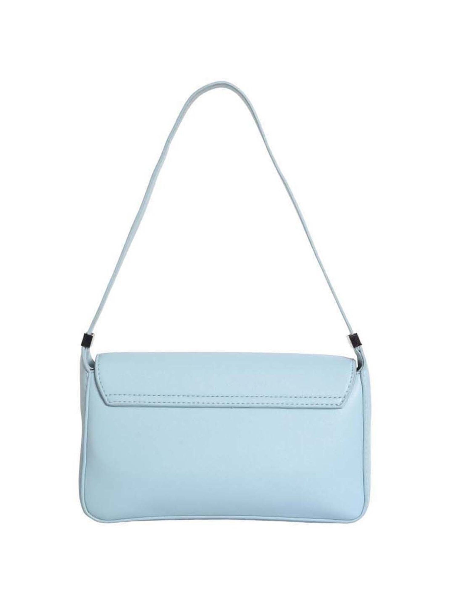 Lino Perros Blue Solid Medium Shoulder Bag