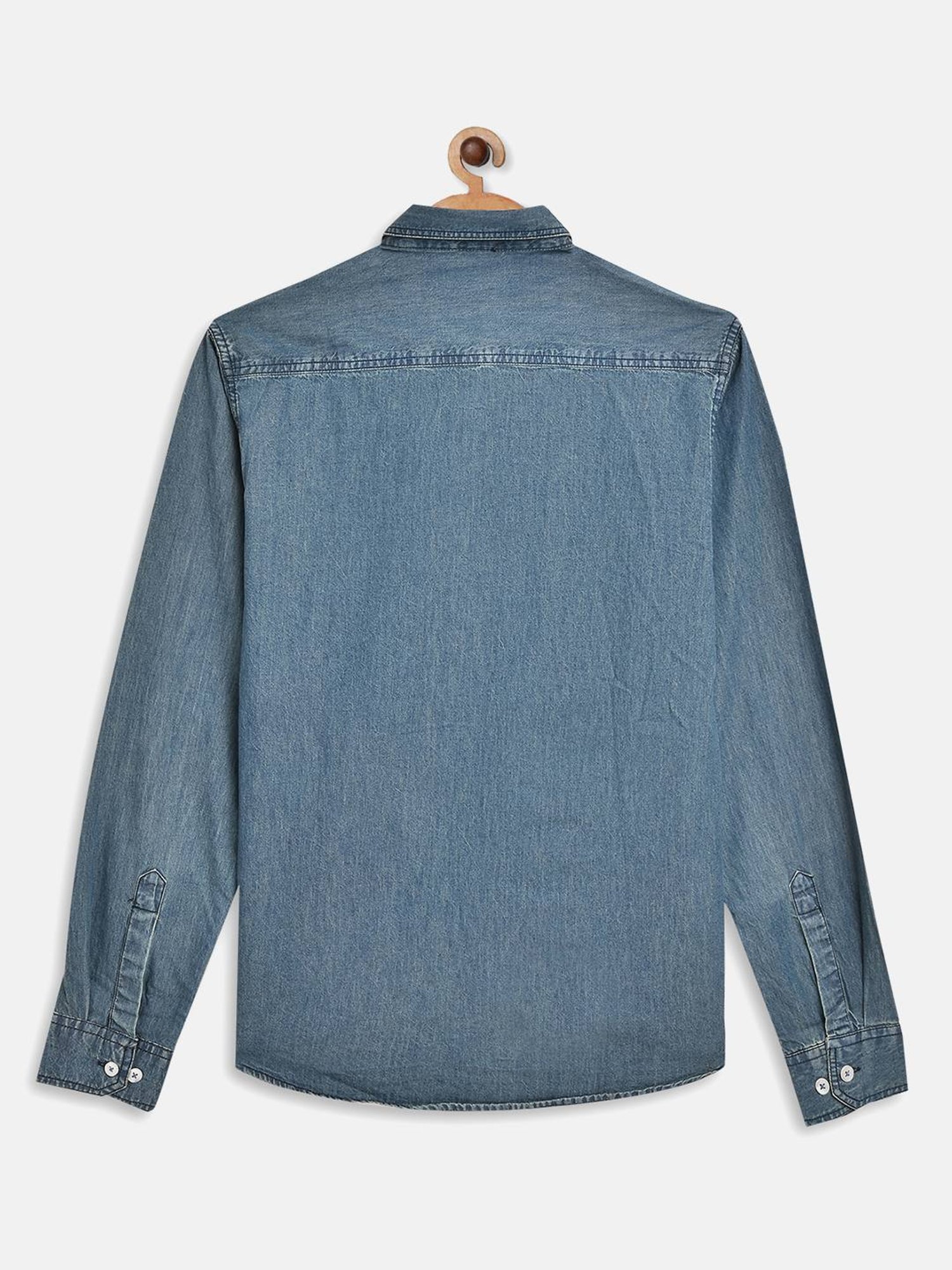 Octave Kids Blue Cotton Shirt