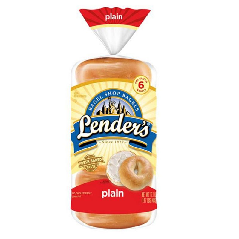 Thomas' Plain Bagels - 20oz/6ct