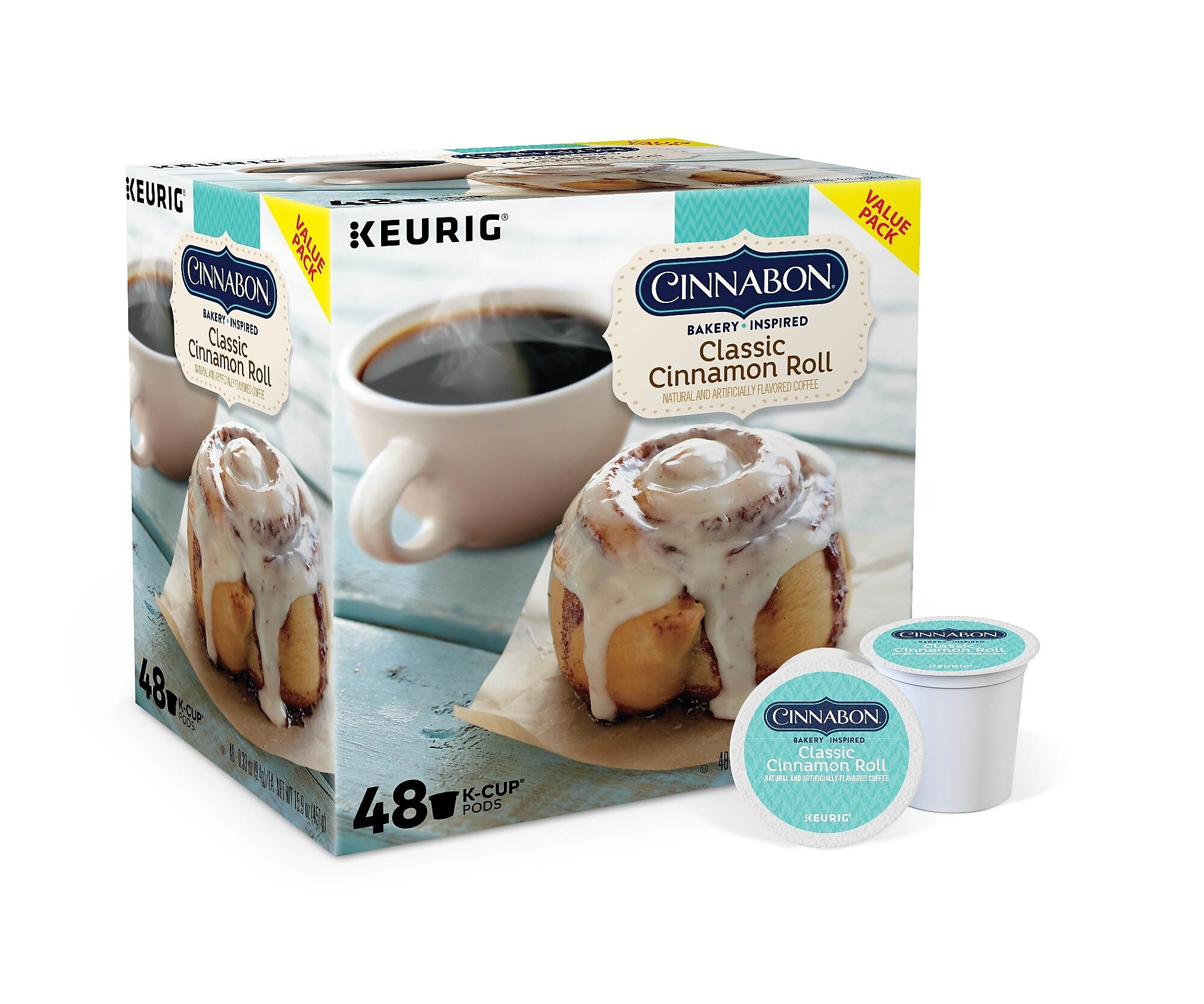 Keurig Green Mountain Cinnabon Classic Cinnamon Roll 373156