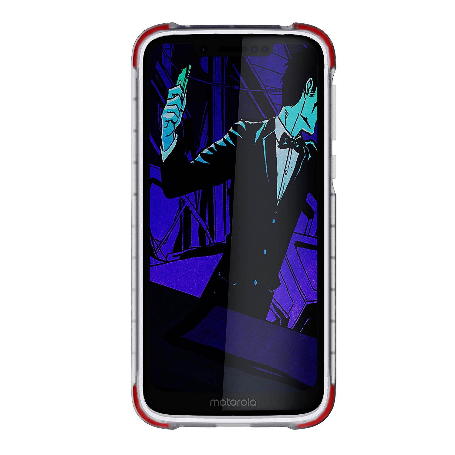 Ghostek Covert Clear Moto G7 Play Case with Super Slim Military Grade Armor Design Shockproof Heavy Duty Protection Scratch Resistant Back and Non-Slip Grip 2019 Moto G7 Play (5.7 Inch) - (Clear)