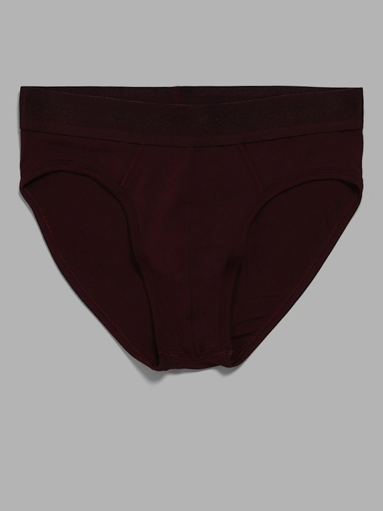 WES Lounge by Westside Navy & Maroon Briefs - Pack of 2