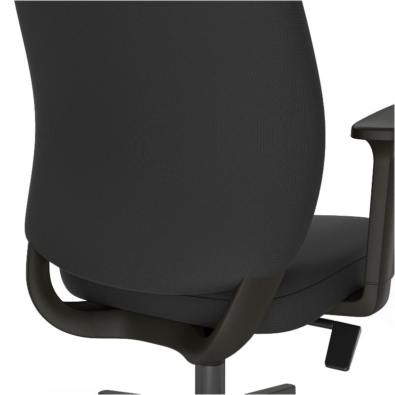 Union & Scale Essentials Fabric Task Chair, Black (UN59380) 