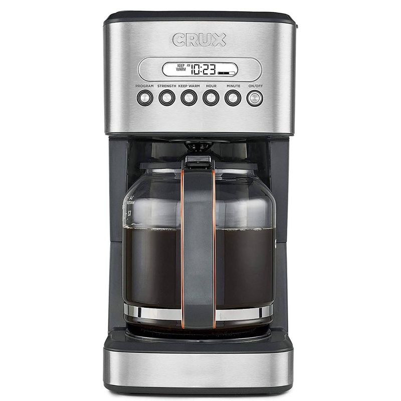 Crux 14 Cup Programmable Coffee SS