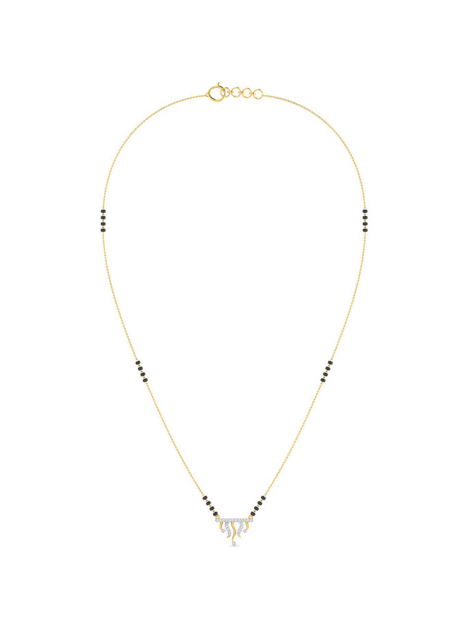 Waman Hari Pethe Jewellers 18k Gold & Diamond Mangalsutra for Women