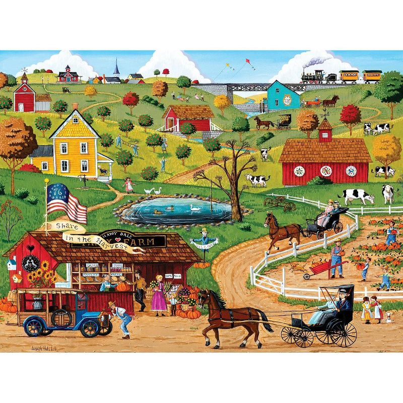 MasterPieces Inc Share in the Harvest 300 Piece Large EZ Grip Jigsaw Puzzle