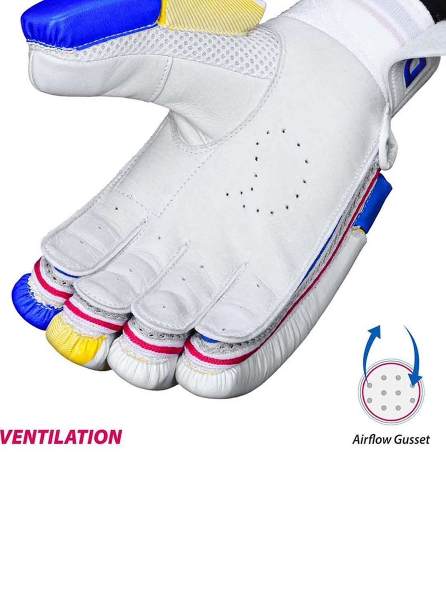 DSC Intense Rage Cricket Batting Gloves Size - Boys