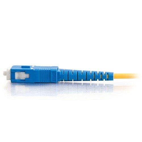C2G/Cables to Go 37132 SC/SC Simplex 9/125 Single-Mode Fiber Patch Cable (10 Meters, Yellow)