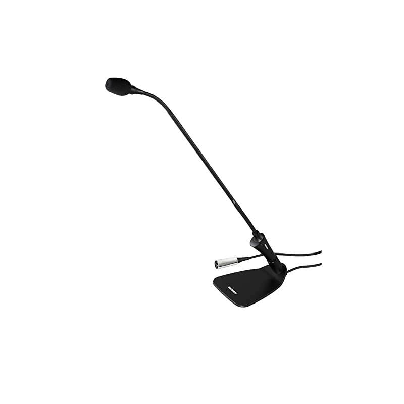 CVG18BC Gooseneck Condenser Microphone 18Inch Inline PreAmp Flange Mount Cardioid Black