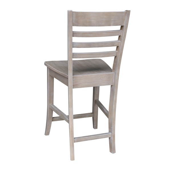 International Concepts S09-3102 Cosmo Ladderback Counterheight Stool - 24 in. Seat Height