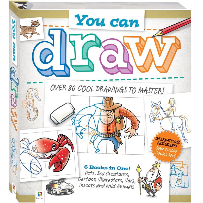 "You Can Draw" Drawing Book - Hinkler Books