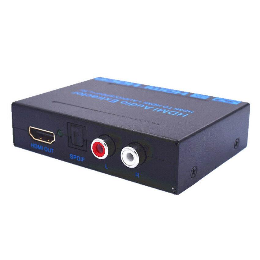 NK-B12 4K HDMI Audio Splitter HDMI to HDMI Audio (SPDIF + R / L)  Extractor Supports 4K2K, ARC A9Q9