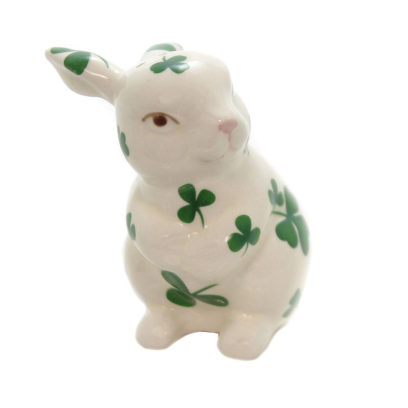 Tabletop 3.75" Shamrock Bunnies Salt/Pepper St Particks Clover Cosmos Gifts Corp.  -  Salt And Pepper Shaker Sets