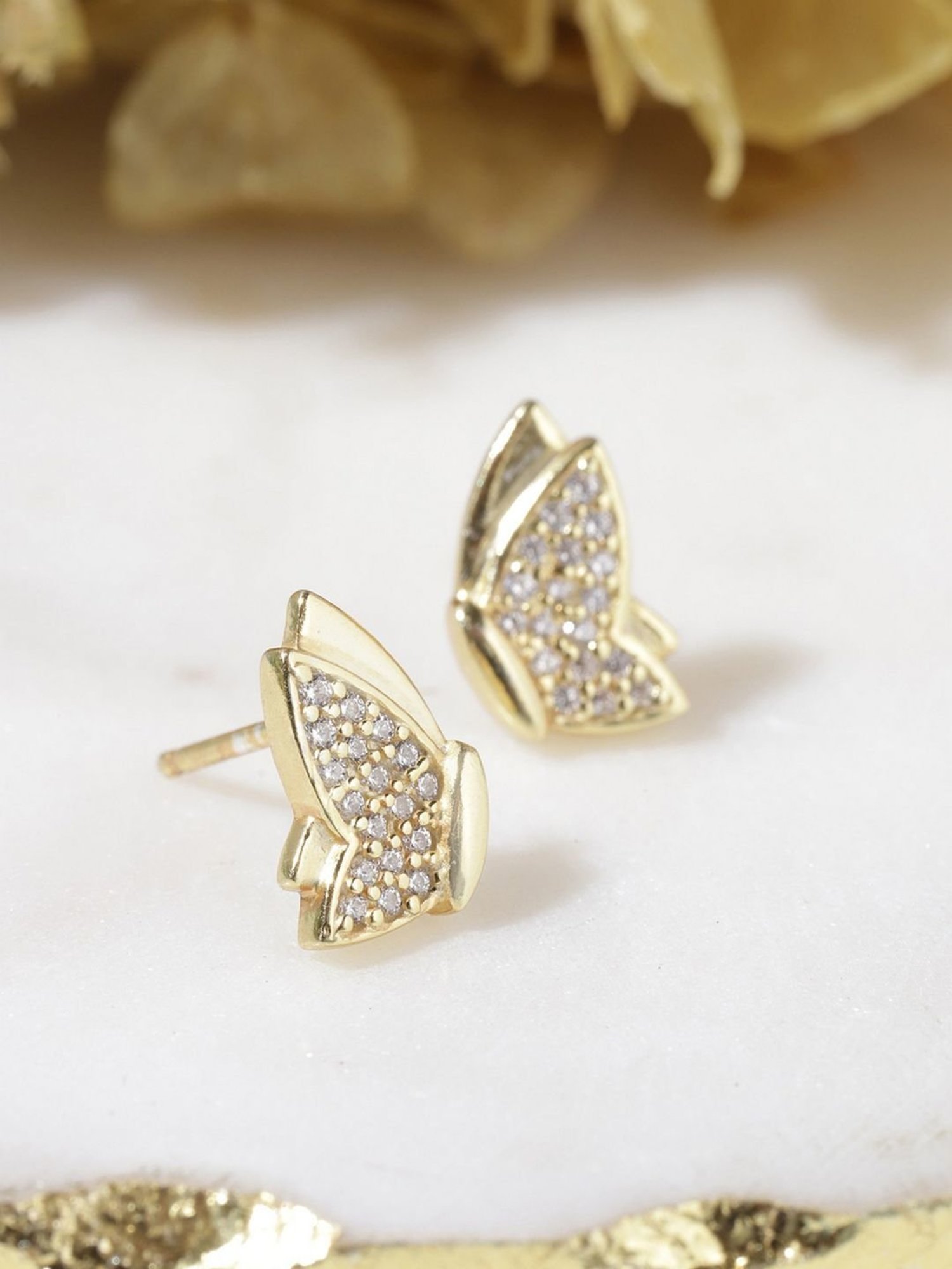 Zavya 92.5 Sterling Silver Stud Earrings for Women