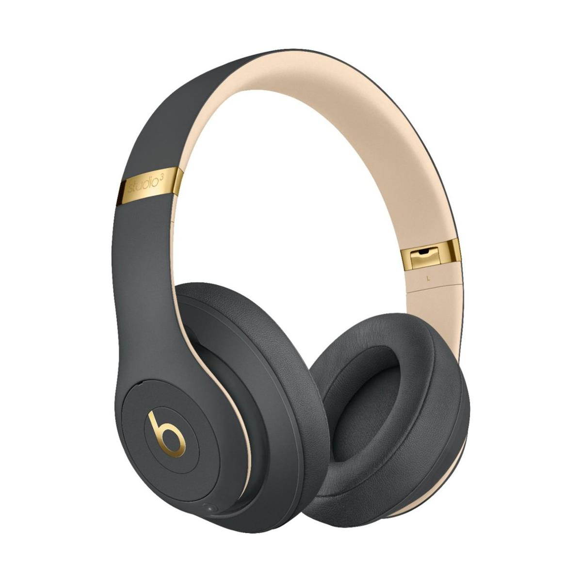 Beats Noise Cancelling Over-Ear Studio3 Wireless Headphones The Skyline Collection - Desert Sand (MTQX2LL/A)