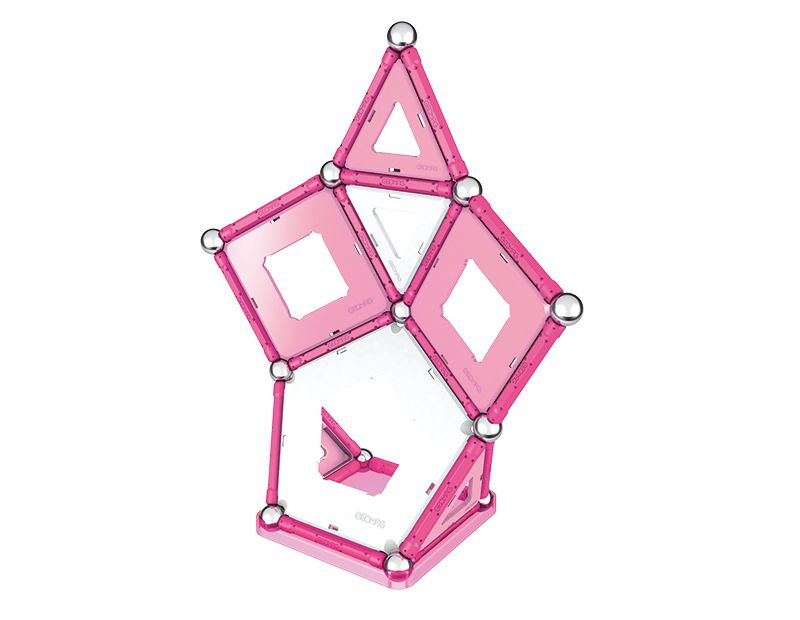 Geomag Pink Panels - 104pc Magnetic Construction Set