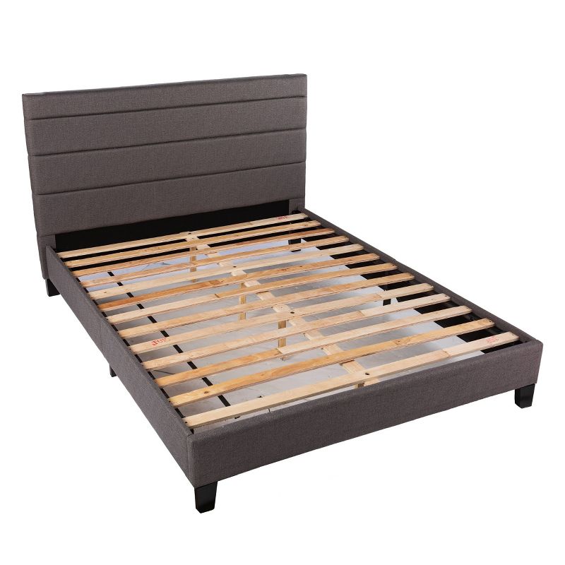 Queen Hiasgis Upholstered Bed Gray - Aiden Lane