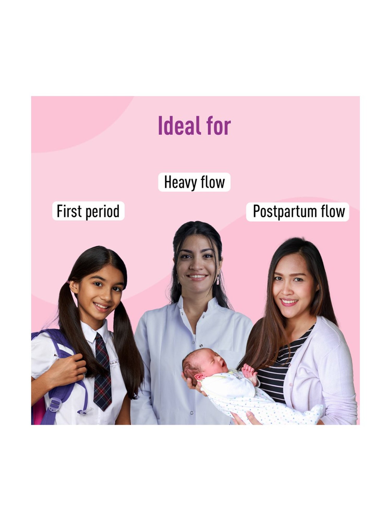 Sirona Disposable Period Panties for Women (L-XL) - Pack of 5