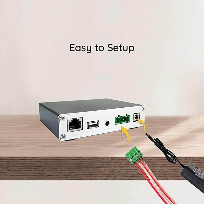 WiFi amp Bluetooth 50 Mini Stereo Amplifier 2 Channel Class D Amplifier for Home Audio Multiroom Digital Audio Speaker Amp A30