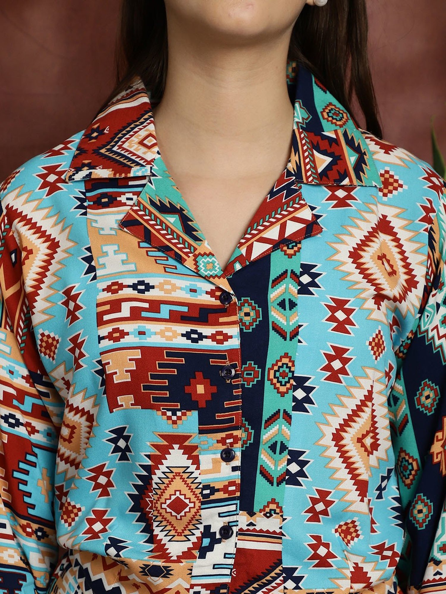 Boston Club Multicolor Printed Top With Pyjamas