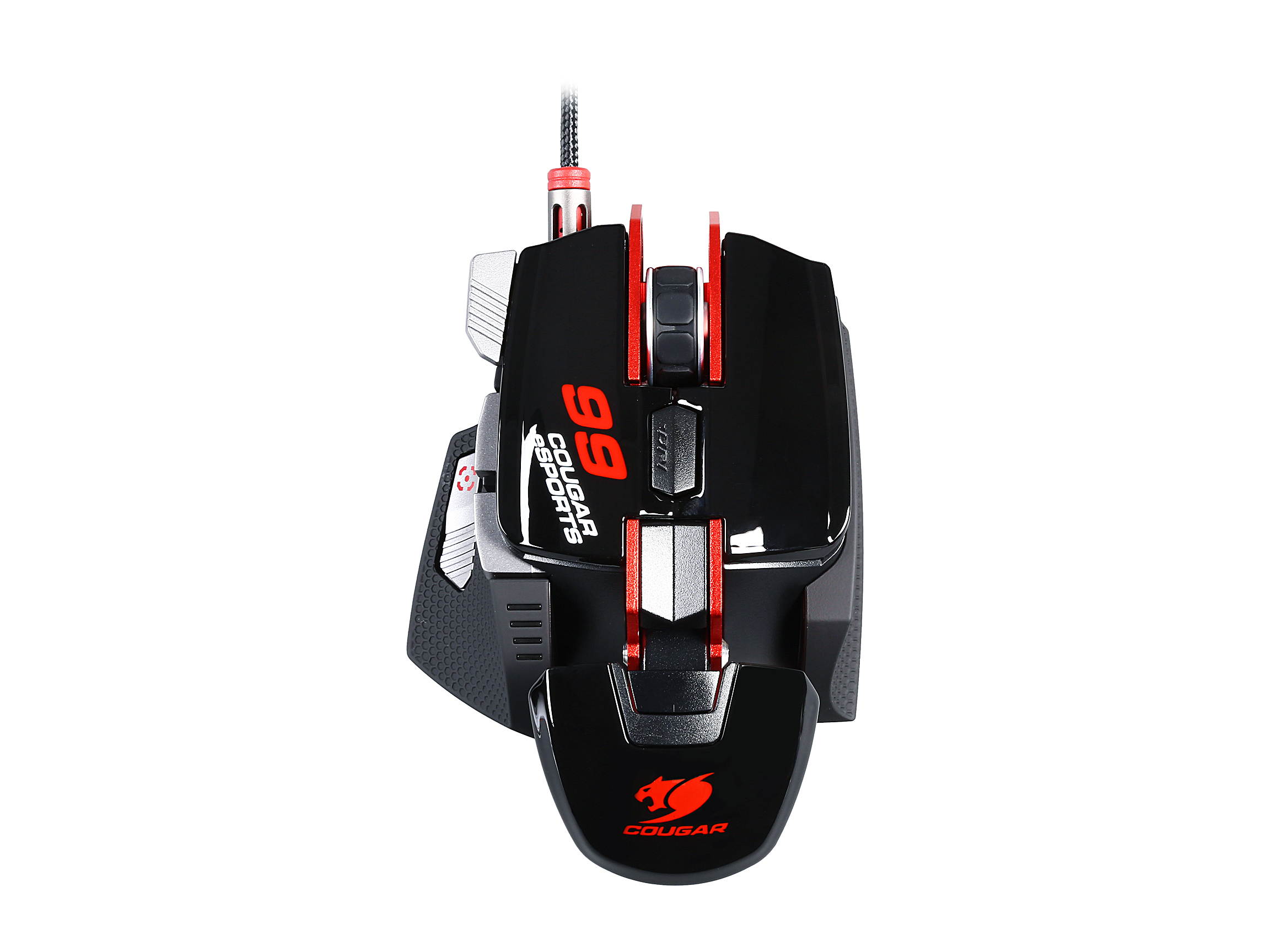 Cougar 700M eSports Red MOC700BRE 8200 dpi Aluminum Performance Gaming Mouse, 32 Bit ARM Processor 512KB On-Board Memory & UIX Interface System