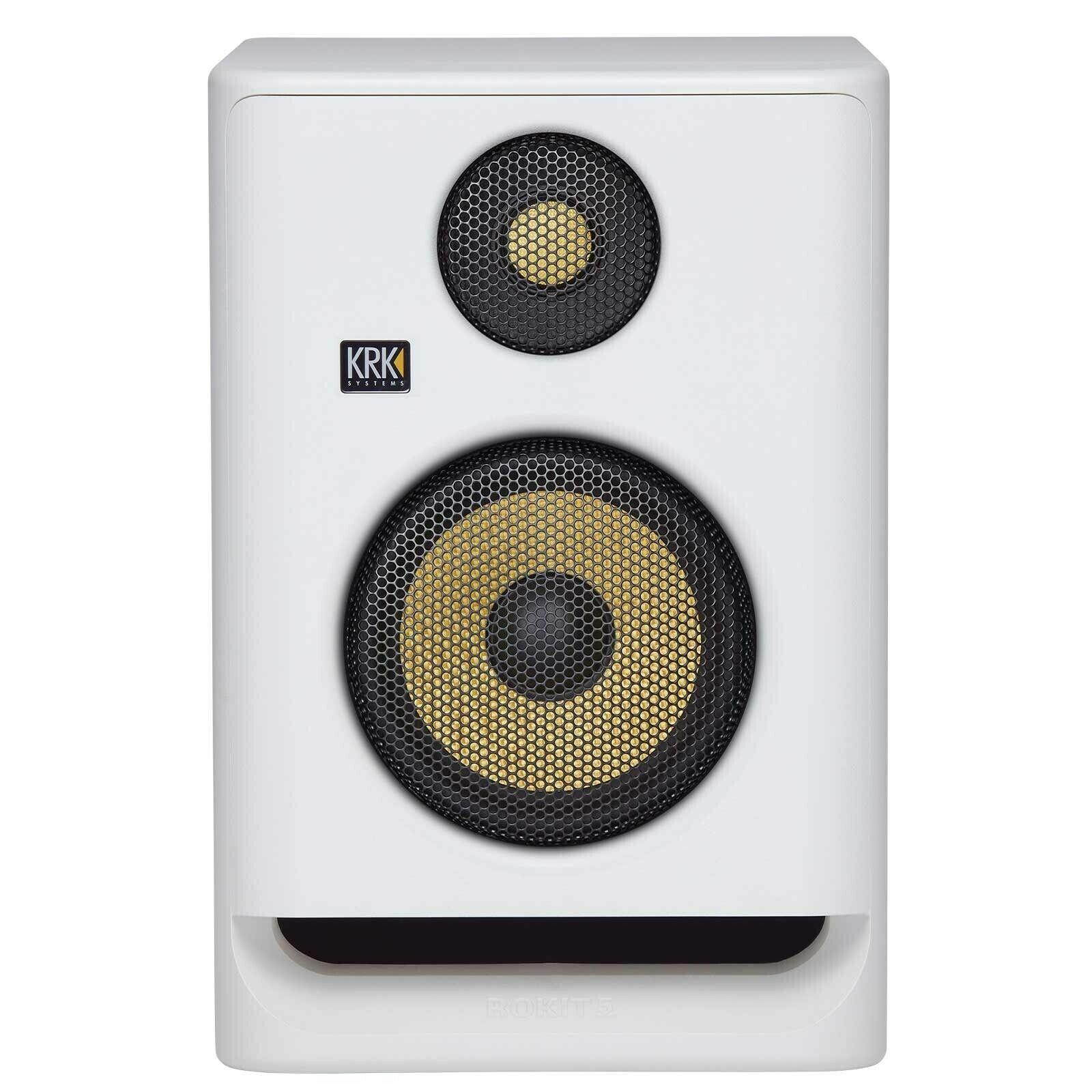 KRK RP5 ROKIT G4 Bi-amp Studio Monitor - Limited White Noise Edition