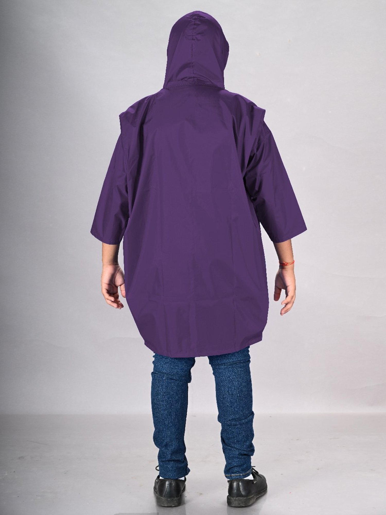 Little Surprise Box Kids Pink Printed Full Sleeves Raincoat