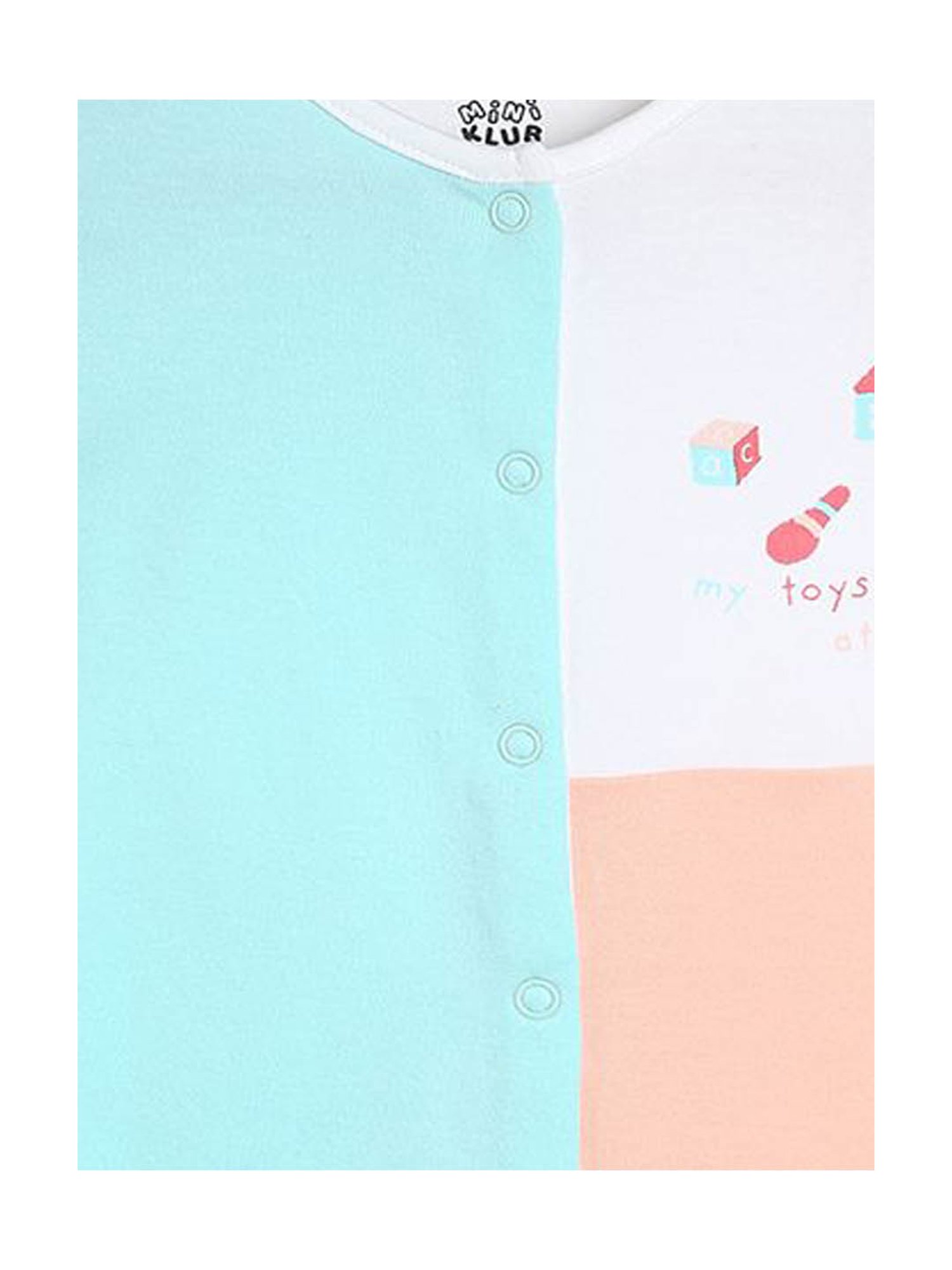 Berrytree Organic Kids Black Cotton Animals Print Rompers