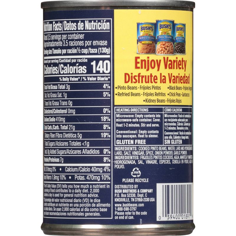 Bush's Refried Beans Traditional - 16oz