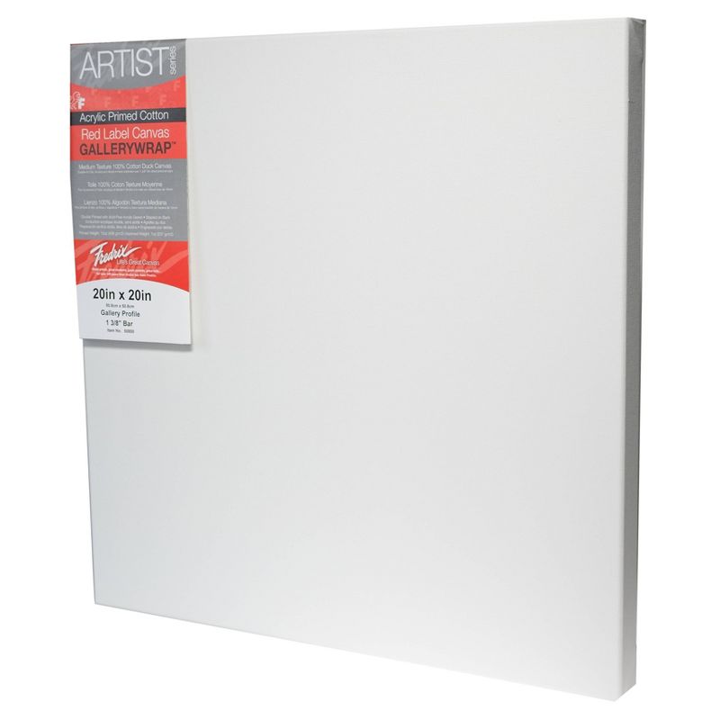 Fredrix Gallerywrap Stretched Canvas, 20 X 20"