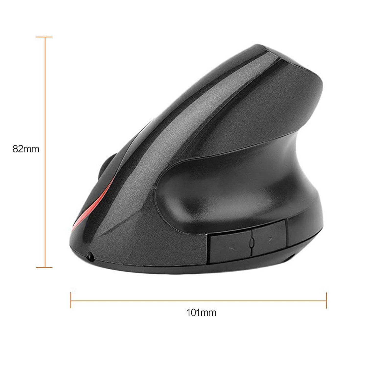 Zgeer 2.4GHz Wireless Mouse Ergonomic Vertical Mouse,Gaming Mouse, Rechargeable Portable Mouse, 2400DPI USB Mice for Laptop,Desktop,PC,etc.