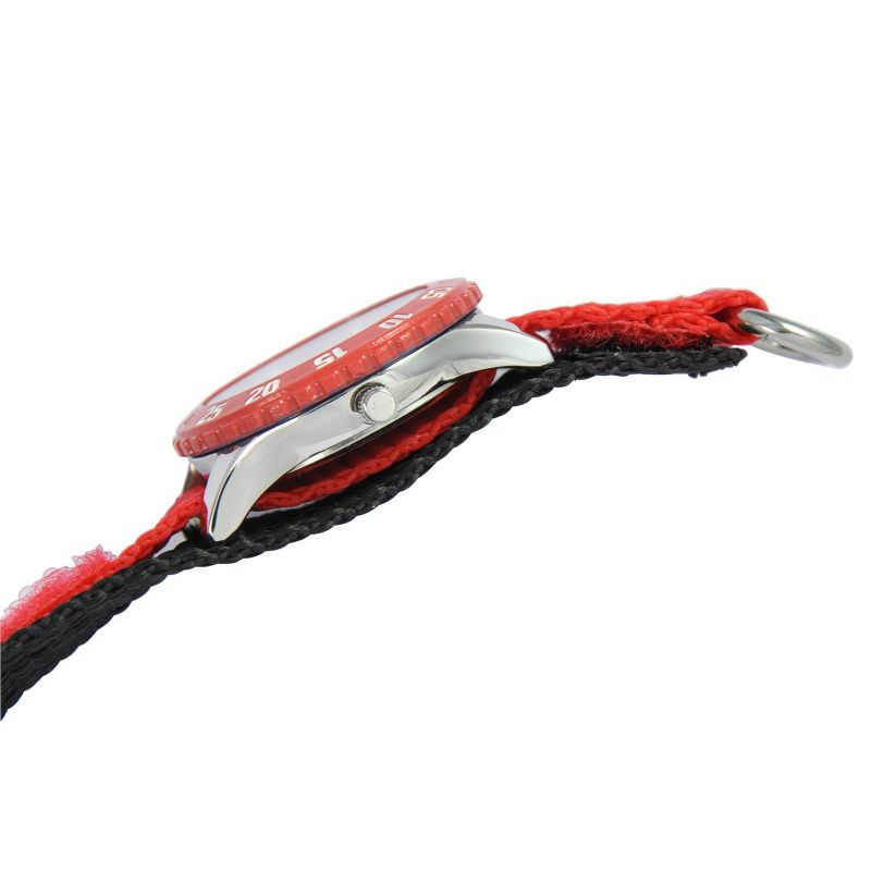 Boys' Disney Cars Lightning McQueen Stainless Steel Case with Bezel Watch - Red