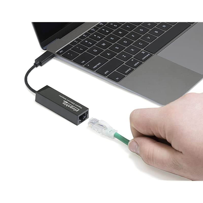 USB C Ethernet Adapter, Fast and Reliable Gigabit Connection, Compatible with Windows 10, 8.1, 7, Linux, Chrome OS, Dell XPS, HP, Lenovo