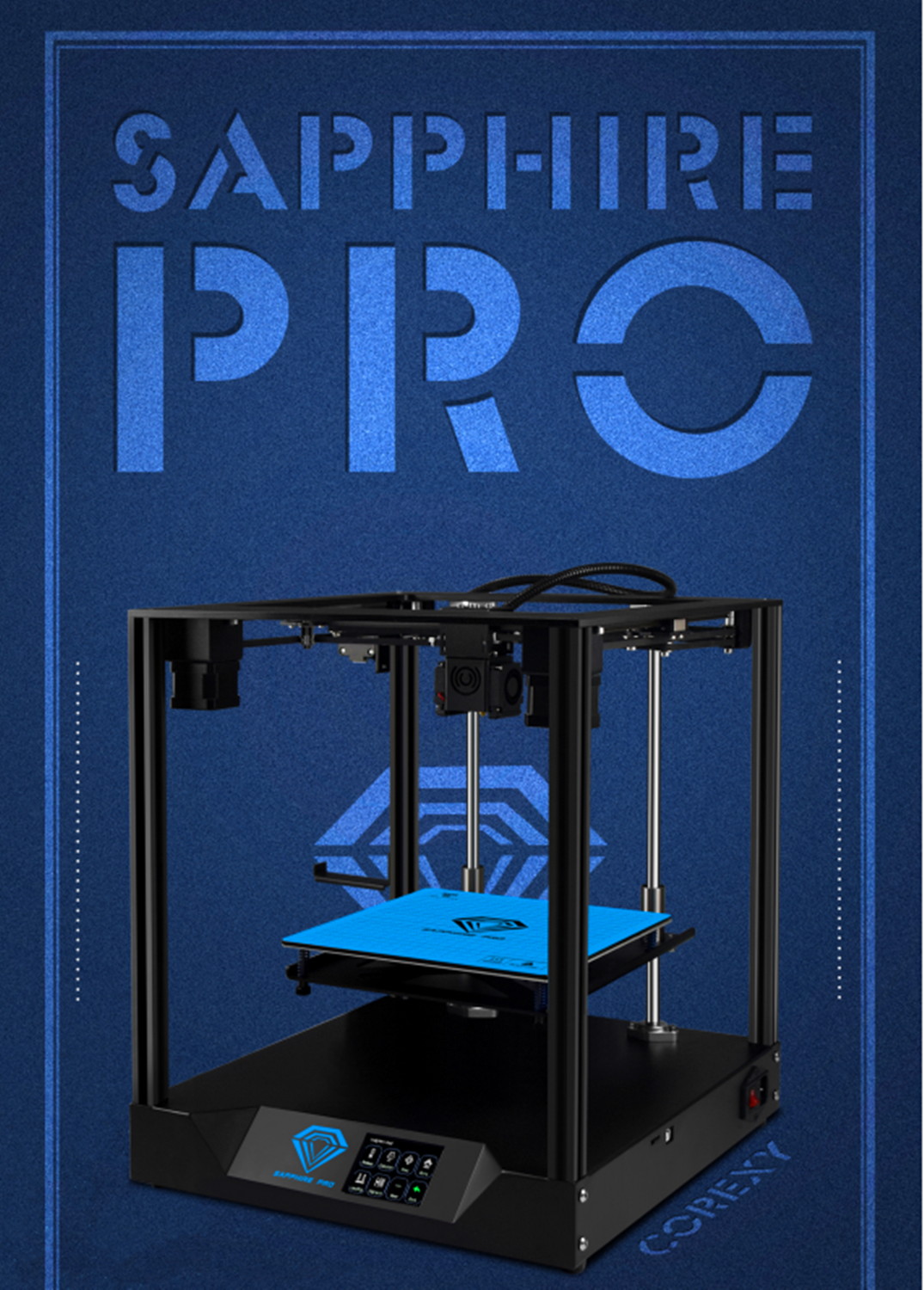Sapphire Pro2 - 3D printer - new - L.235*w235*H235mm