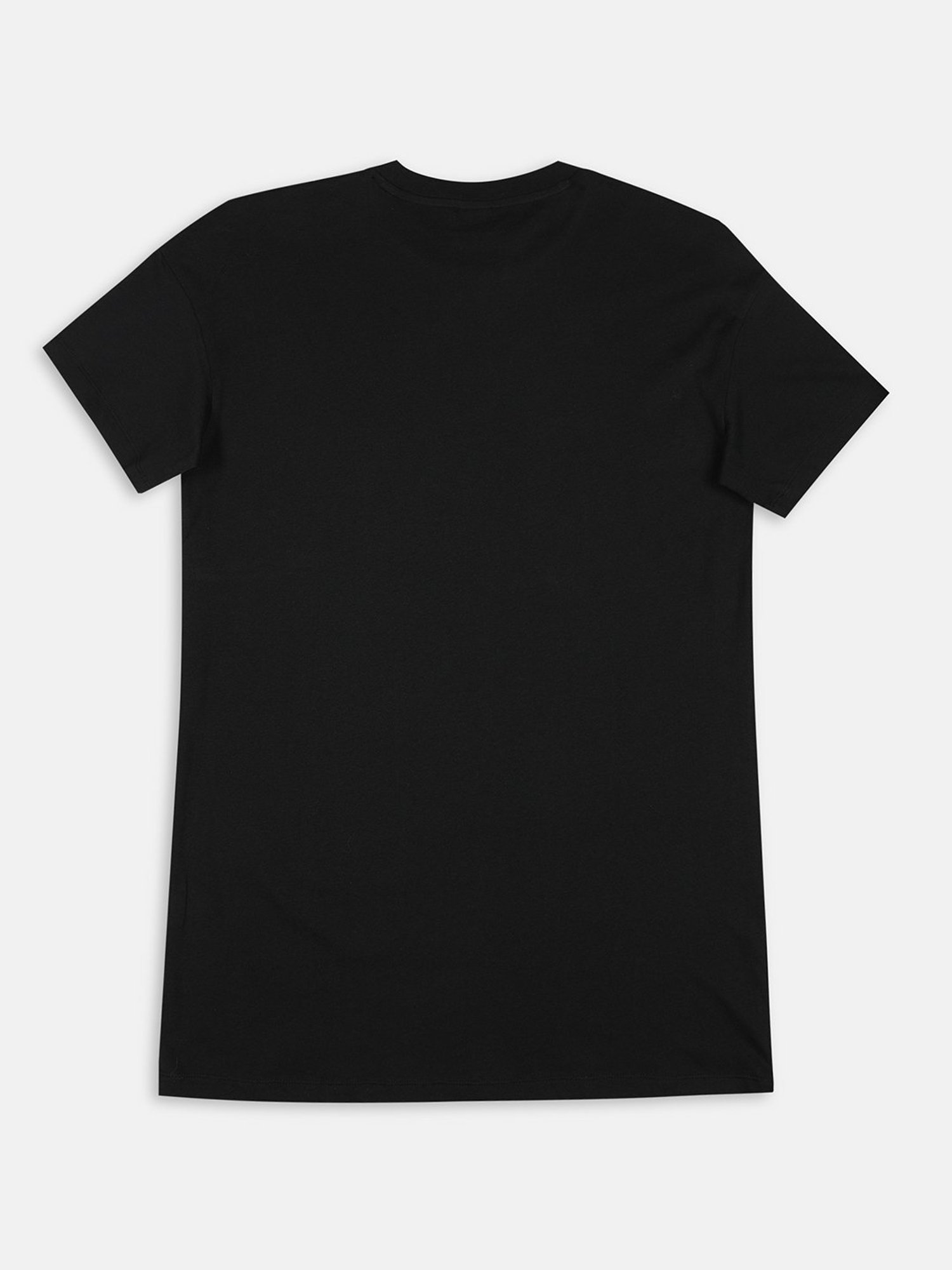 Puma Kids Black Solid T-Shirt Dress