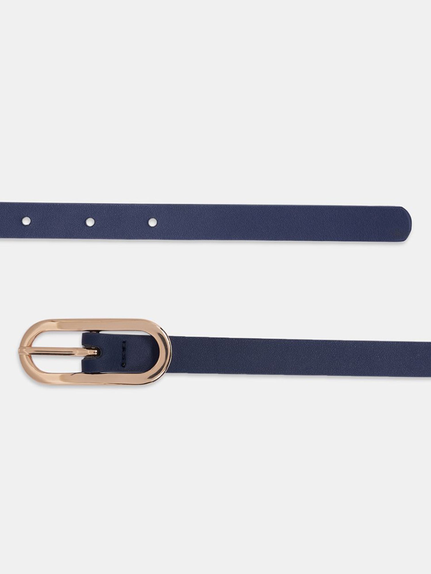 Forever Glam by Pantaloons Navy Narrow Belt for Women