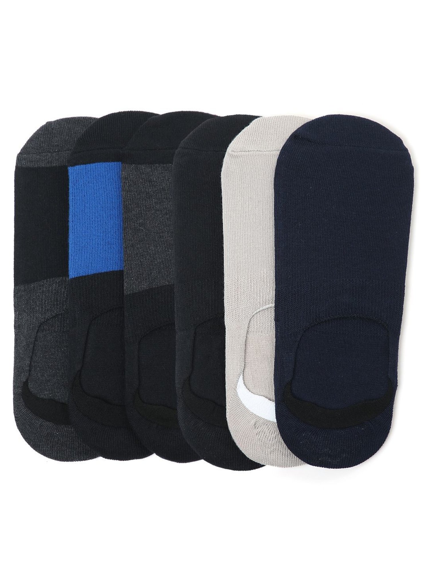 Crusset Multicolor Cotton Polyblend Solid Socks - Pack of 6