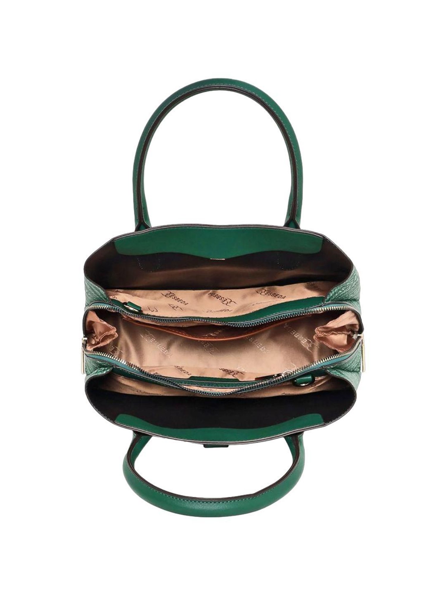 Esbeda Green PU Printed Handbag