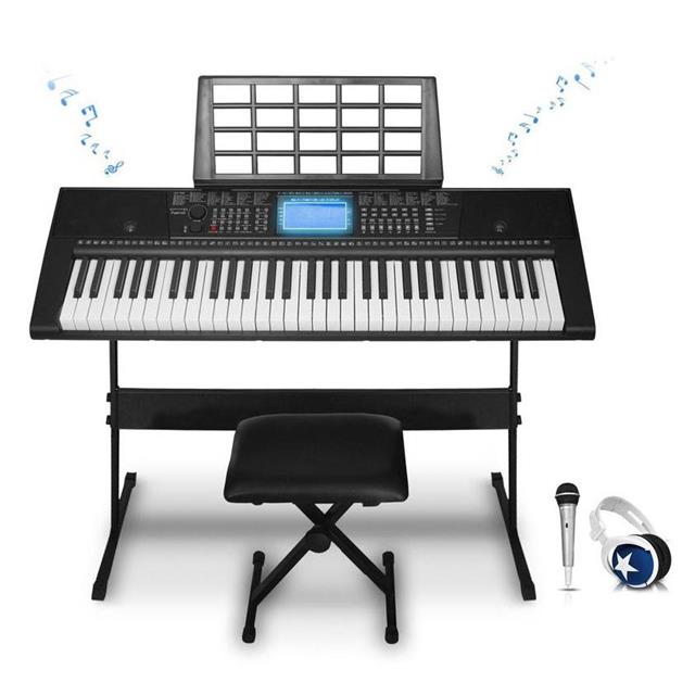 Technical Pro PIA6100 61 Key Electric Piano Learning Keyboard Bundle