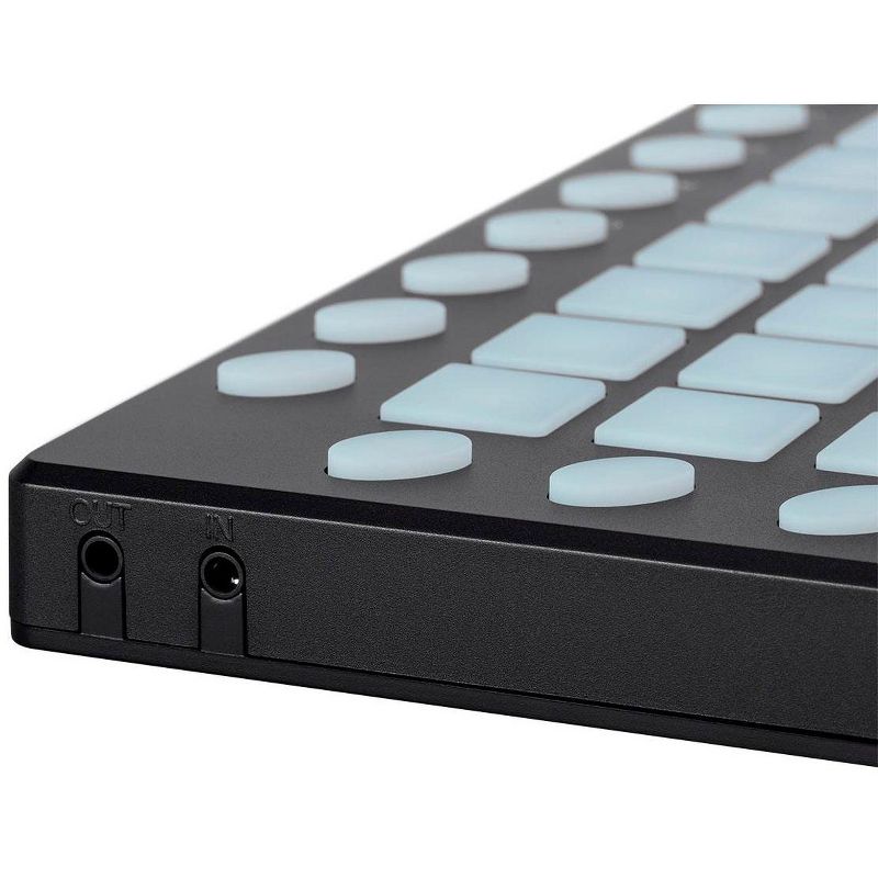 Monoprice SRP64 Compact Grid Controller with 64x RGB Velocity Sensitive Pads and 24x Buttons, USB Powered, For Ableton Live - Stage Right Series