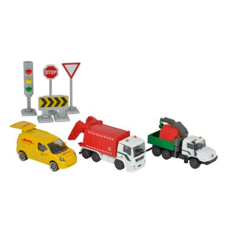 Dickie Toys Majorette City 7pc