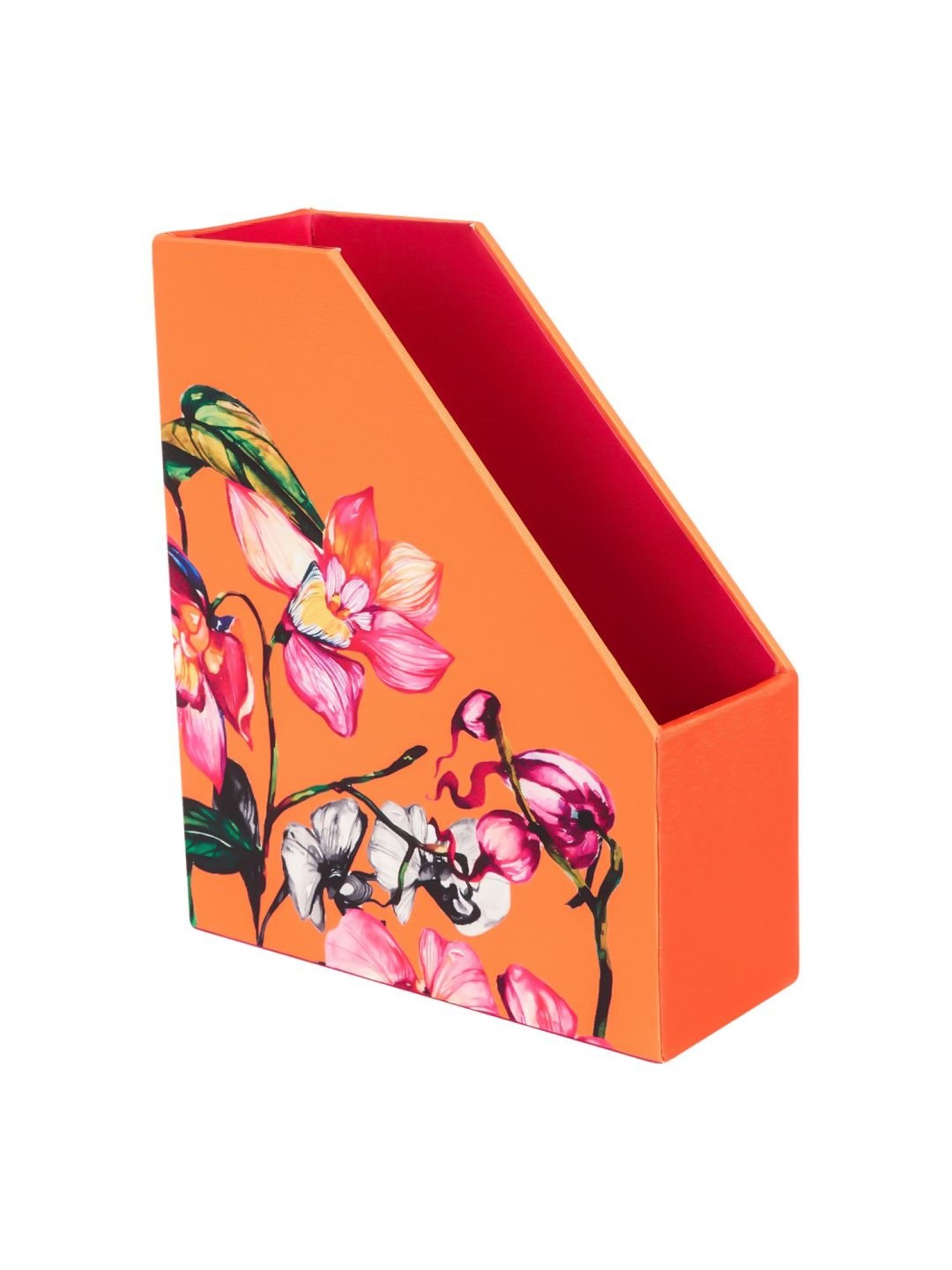 SEJ by Nisha Gupta Orange Magazine Rack - Set of 1