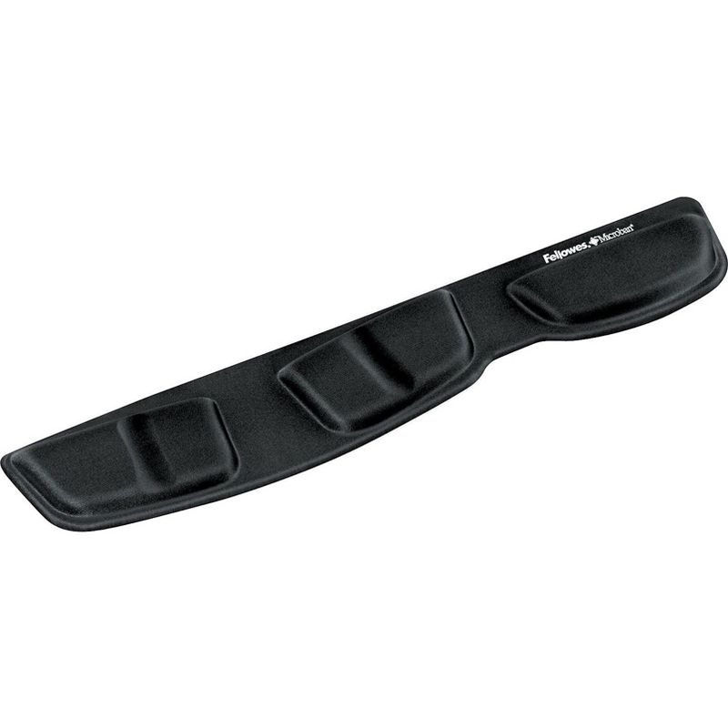 Fellowes Memory Foam Keyboard Palm Support 13 3/4 x 3 3/8 Black 9182801
