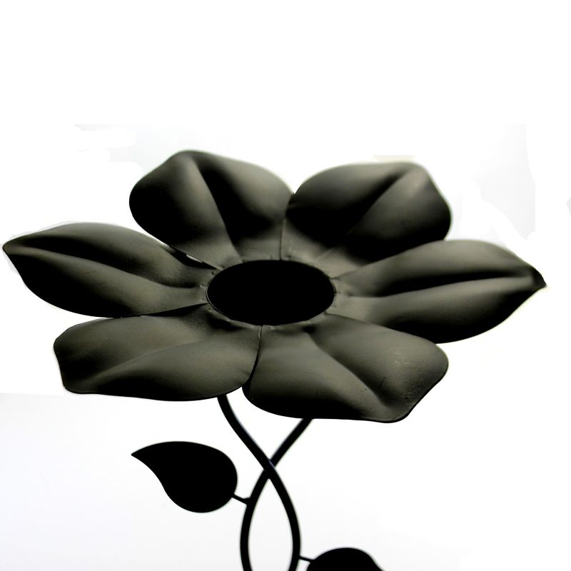 Home & Garden 19.5" Floral Globe Stake Gazing Ball Yard Decor Echo Valley  -  Decorative Garden Stakes