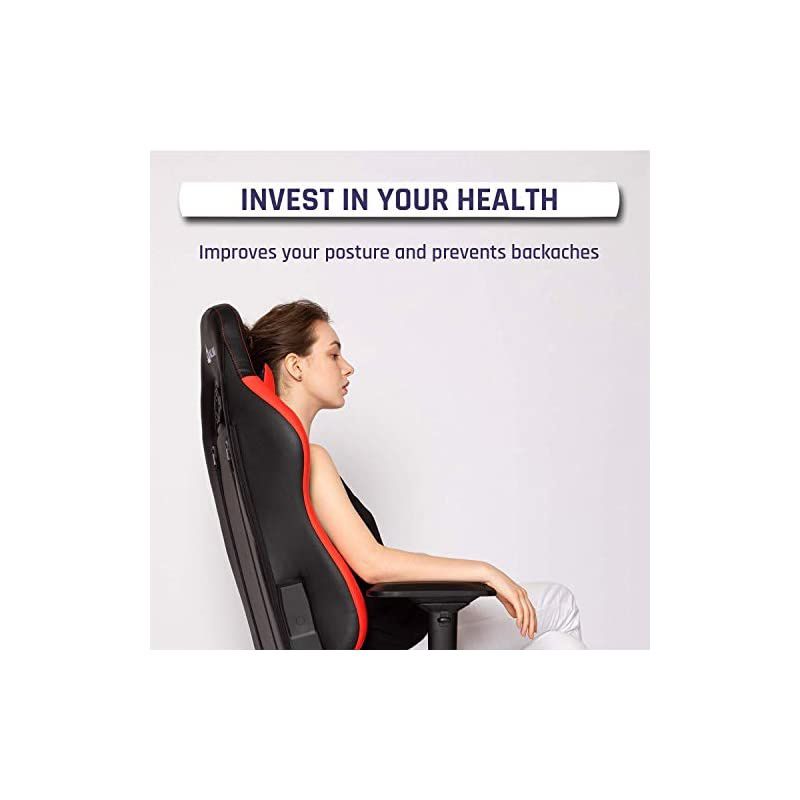 Esports Gaming Chair Executive Ergonomic Racing Computer Chair - Back & Head Support - New - Adjustable Armrest - Desk & Office Recliner - Silla Gamer - Black Cushion