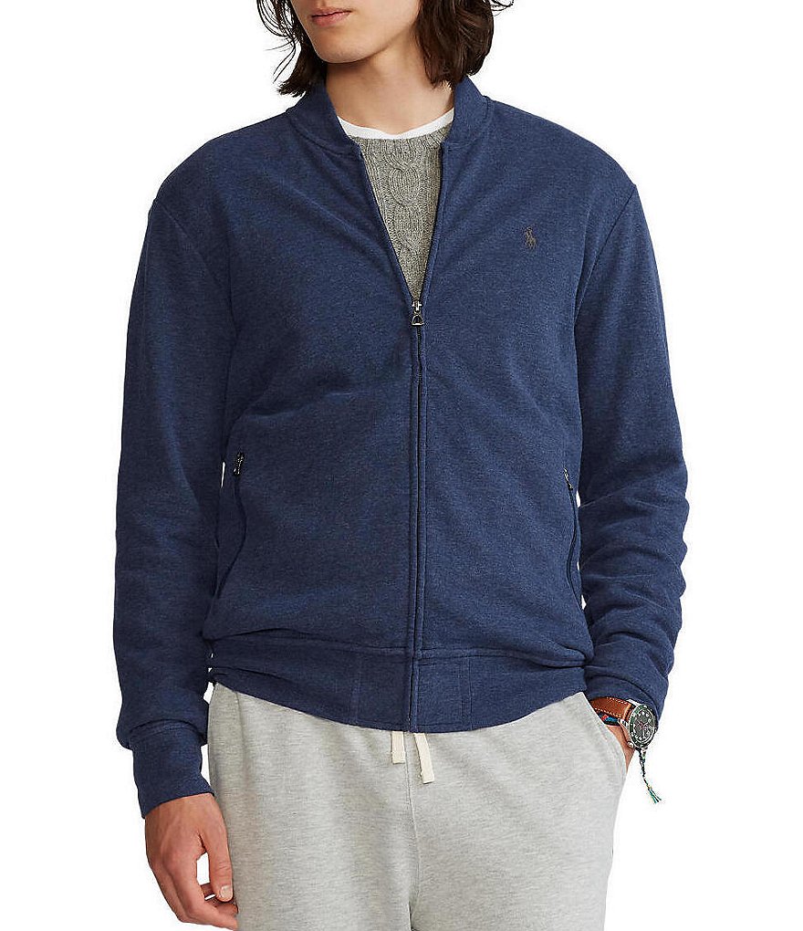 Polo Ralph Lauren Luxury Jersey Full-Zip Baseball Jacket